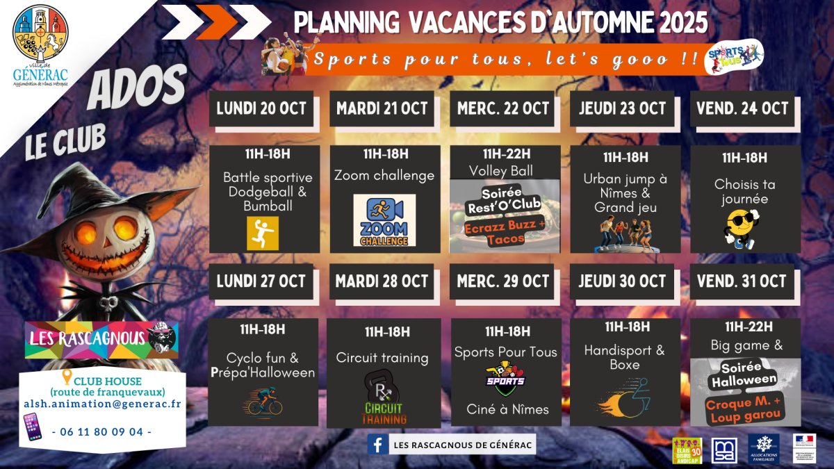 📣 [ 𝗜𝗡𝗙𝗢𝗥𝗠𝗔𝗧𝗜𝗢𝗡 ] - 𝗣𝗹𝗮𝗻𝗻𝗶𝗻𝗴 𝗲𝘁 𝘁𝗮𝗿𝗶𝗳𝘀 𝘾𝙇𝙐𝘽 𝘼𝘿𝙊𝙎  🧑‍🤝‍🧑👭👫