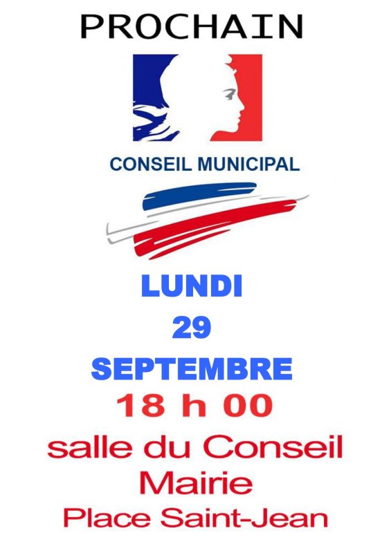 Convocation au Conseil Municipal