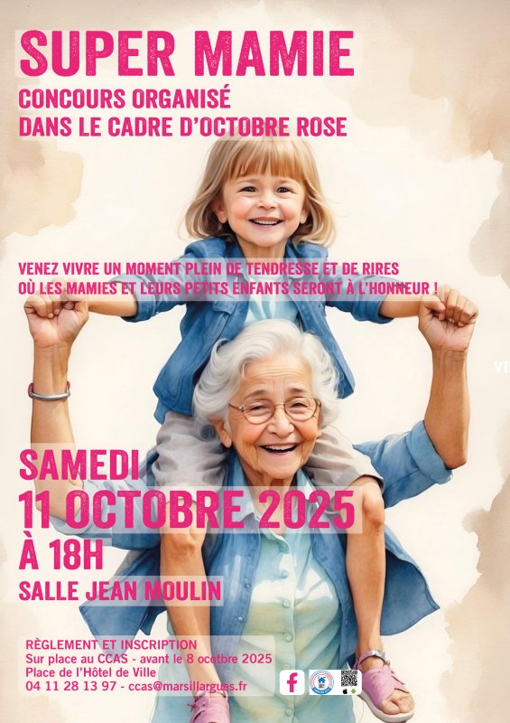 👵💖 SUPER MAMIE – Concours Octobre Rose 💖👵