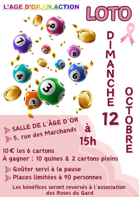 LOTO POUR LES ROSES DU GARD