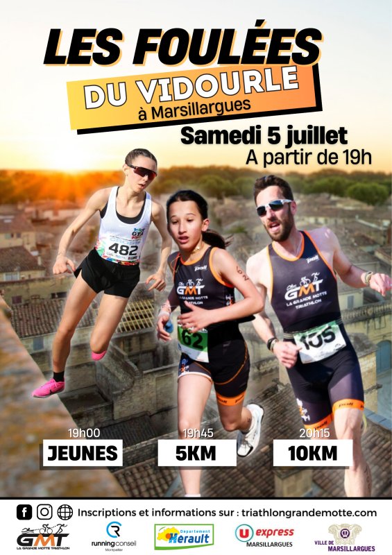 Les Foulées du Vidourle le samedi 5 juillet !