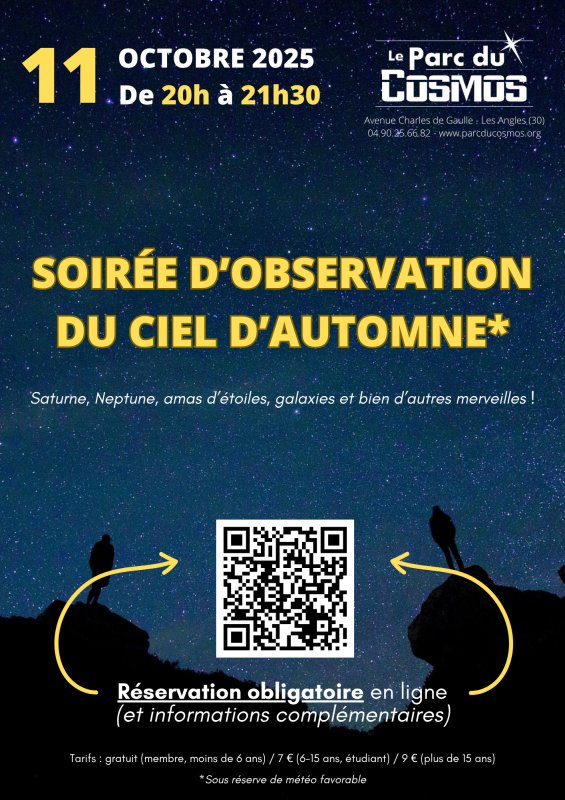 Observation du ciel d'automne (11/10/25)