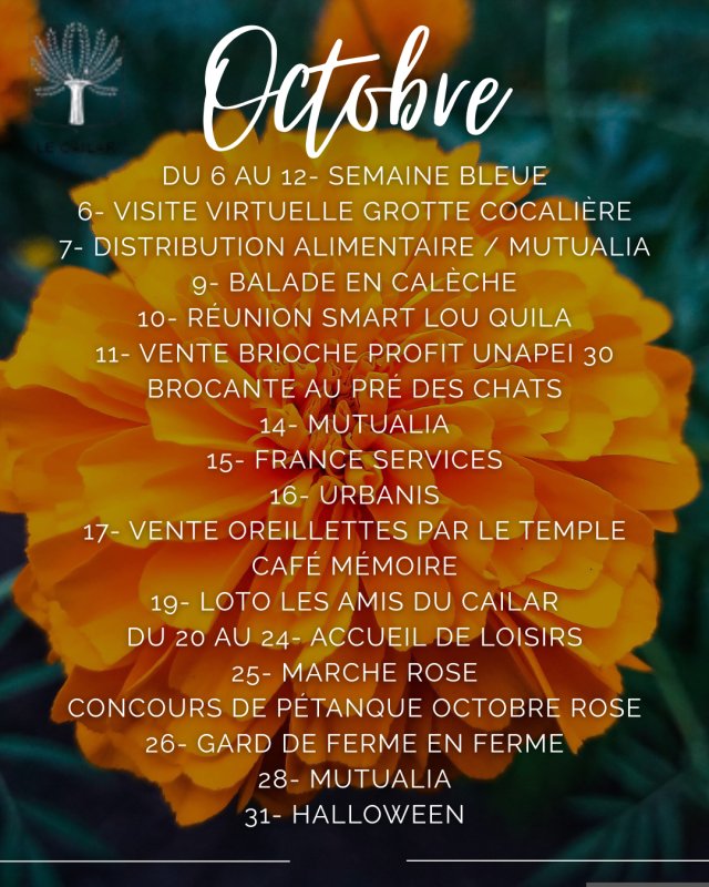 OCTOBRE !!!