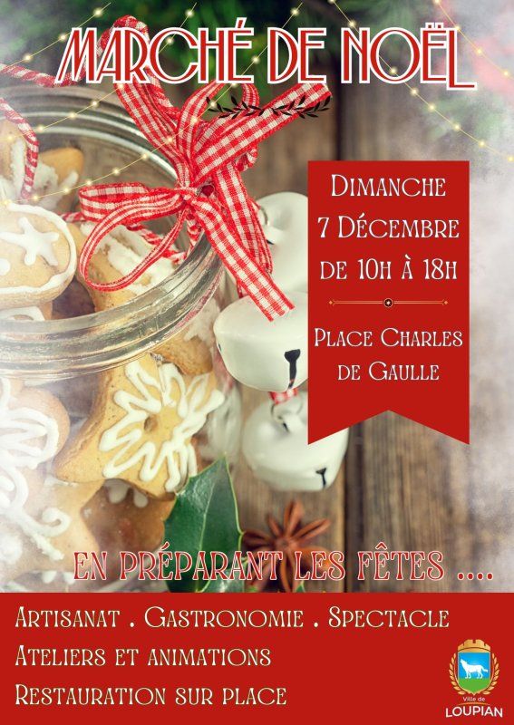 ✨​Appel à Candidatures – Marché de Noël à Loupian ! ✨​