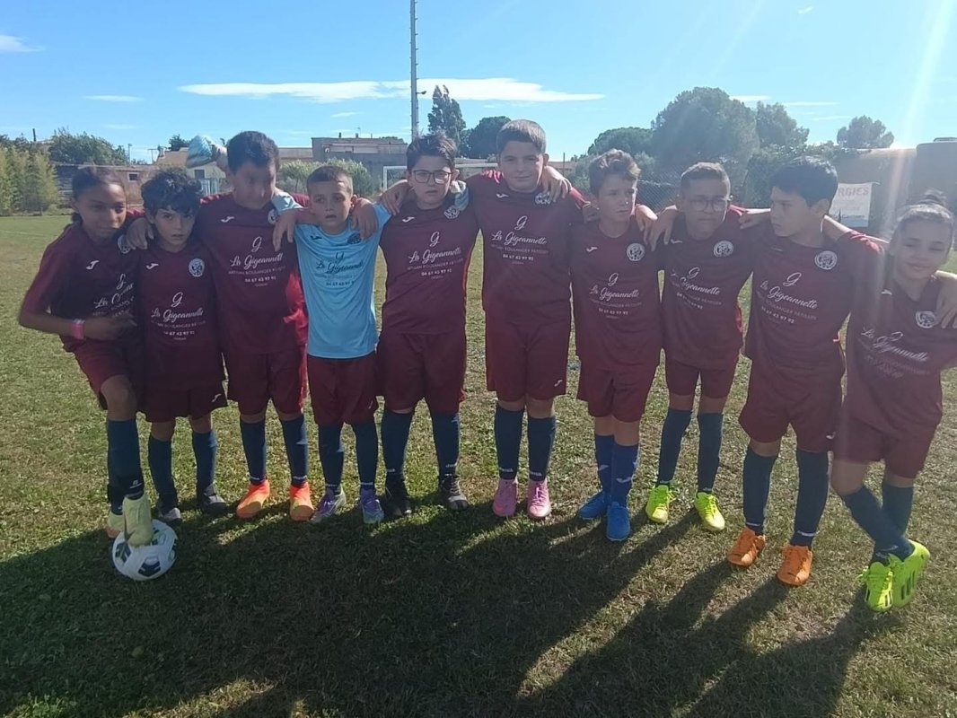 Les U11 de l’Entente FC Domitia / Gigean reçus deux sur deux !