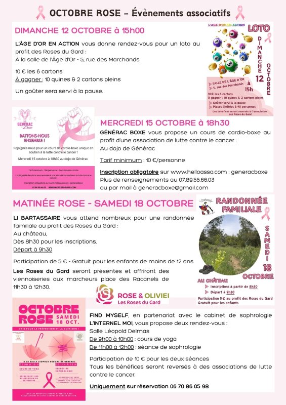 🌸🌸 [ 𝗢𝗖𝗧𝗢𝗕𝗥𝗘 𝗥𝗢𝗦𝗘 ] - 𝗟𝗘𝗦 𝗘́𝗩𝗘̀𝗡𝗘𝗠𝗘𝗡𝗧𝗦 𝗔𝗦𝗦𝗢𝗖𝗜𝗔𝗧𝗜𝗙𝗦