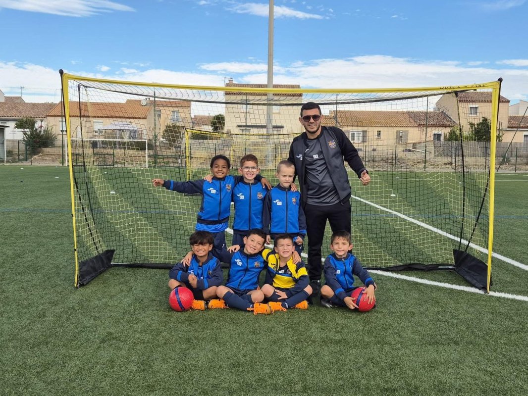 Les U7 du FC Domitia étaient en déplacement à La Peyrade