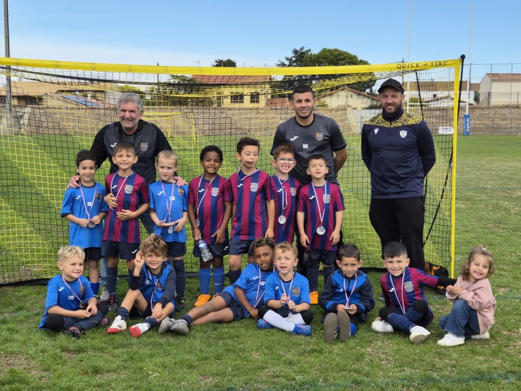 Les U6 et les U7 du FC Domitia en tournoi à la Pointe Courte pour le début des vacances de la Toussaint