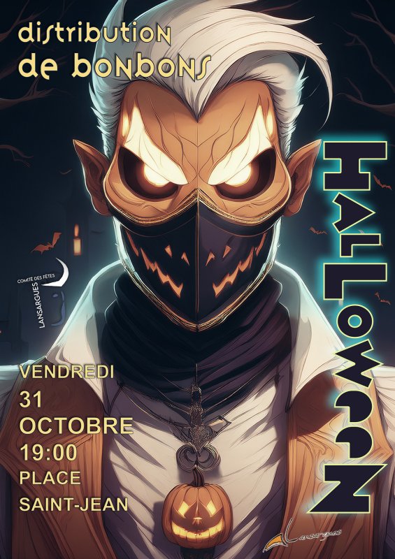 Évènement : Halloween : distribution de bonbons