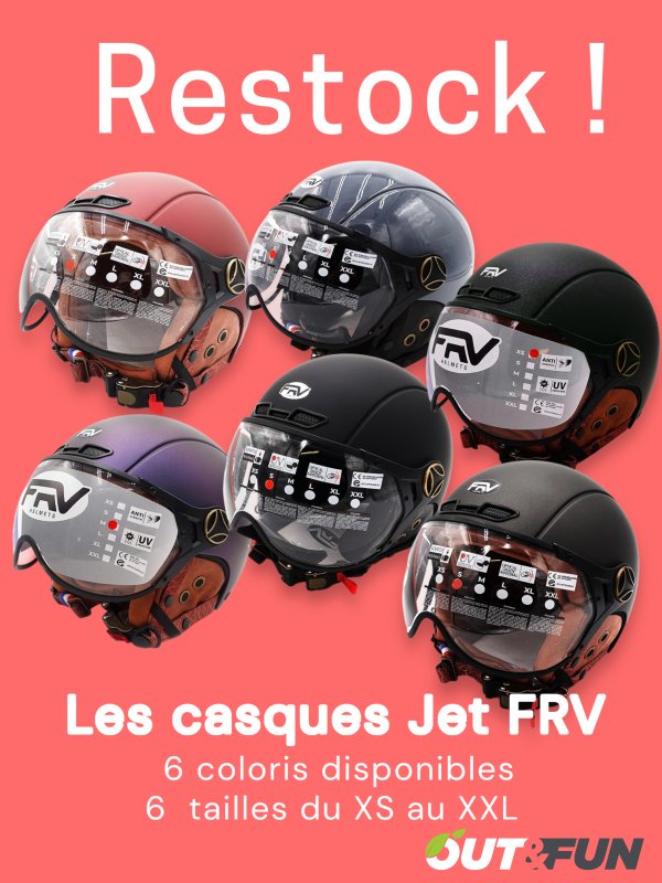 🛴 Les Casques Jet FRV sont enfin de retour ! ✨