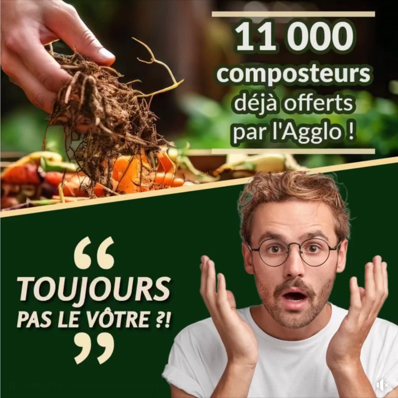 Un composteur pour vos biodéchets