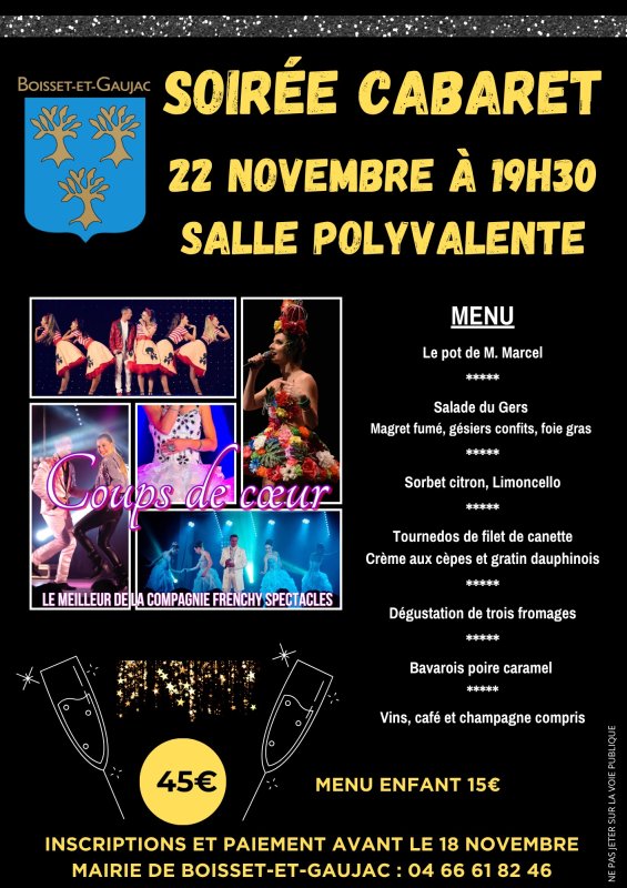 👯Soirée cabaret