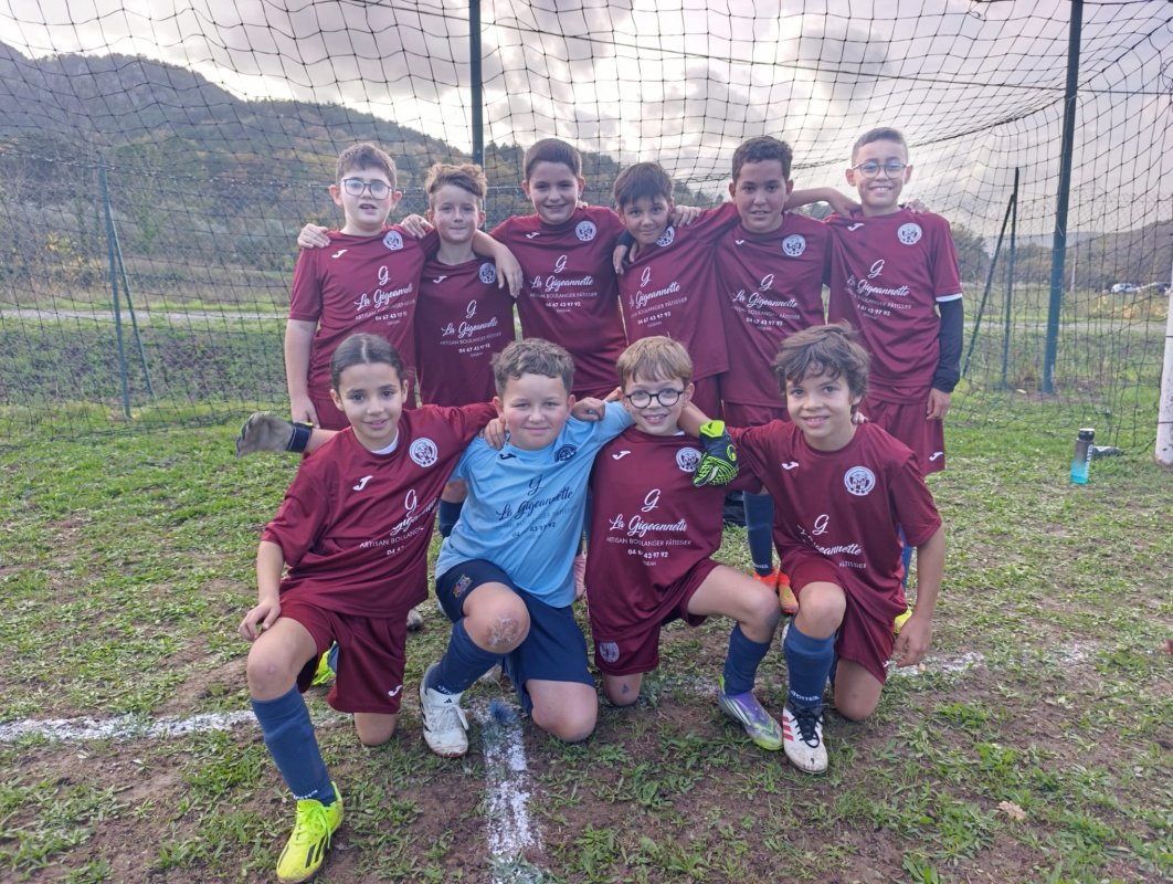 Les U11 de l&rsquo;Entente FC Domitia / Gigean maintiennent leur s&eacute;rie positive