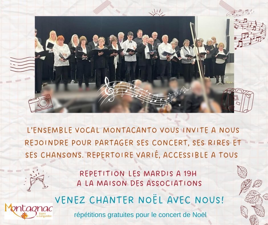 Venez chanter Noël avec Montacanto