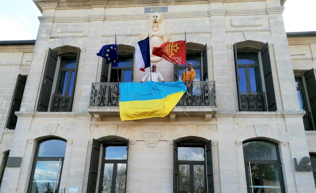La Mairie de Valros soutient l'Ukraine