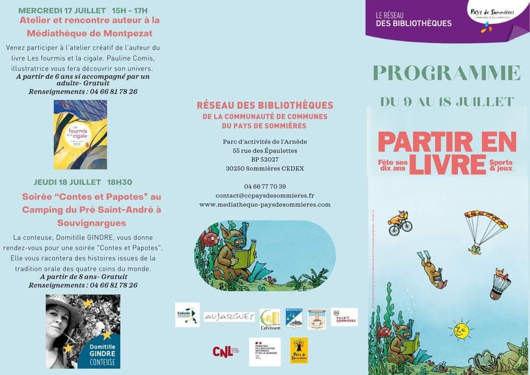 Le programme complet de Partir en livre 2024