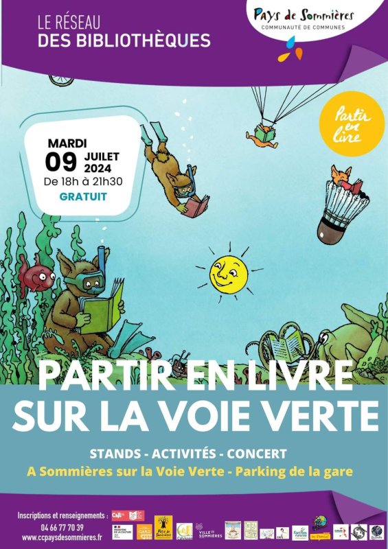 Partir en livre sur la voie verte