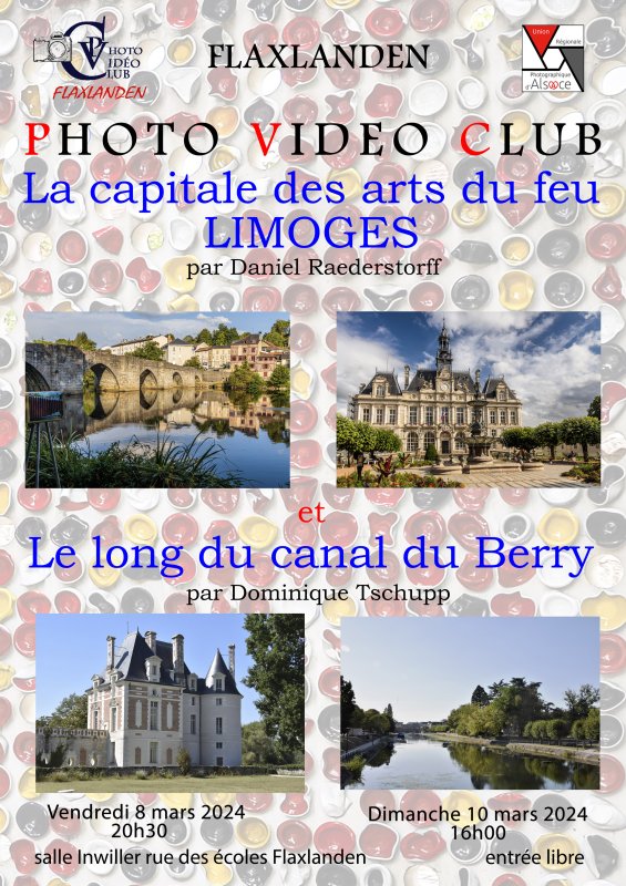 Diaporama Limoges et canal du Berry