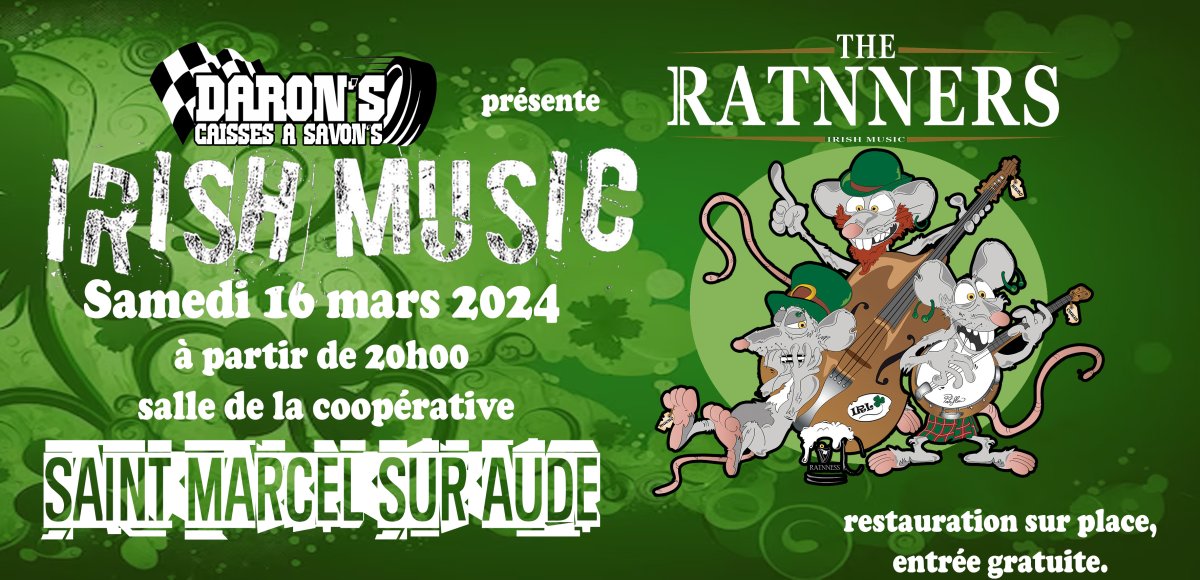 Concert "The Ratnners" COOPÉ 16 MARS.