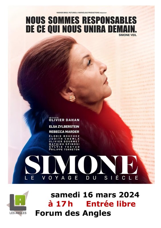 Séance Cinéma ‘’SIMONE, LE VOYAGE DU SIÈCLE’’