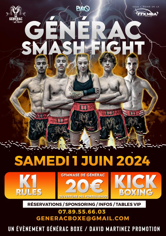 Smash fight generac gala Kickboxing