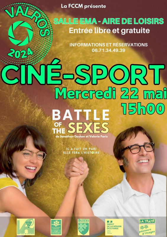Mercredi 22 mai, Ciné Sport