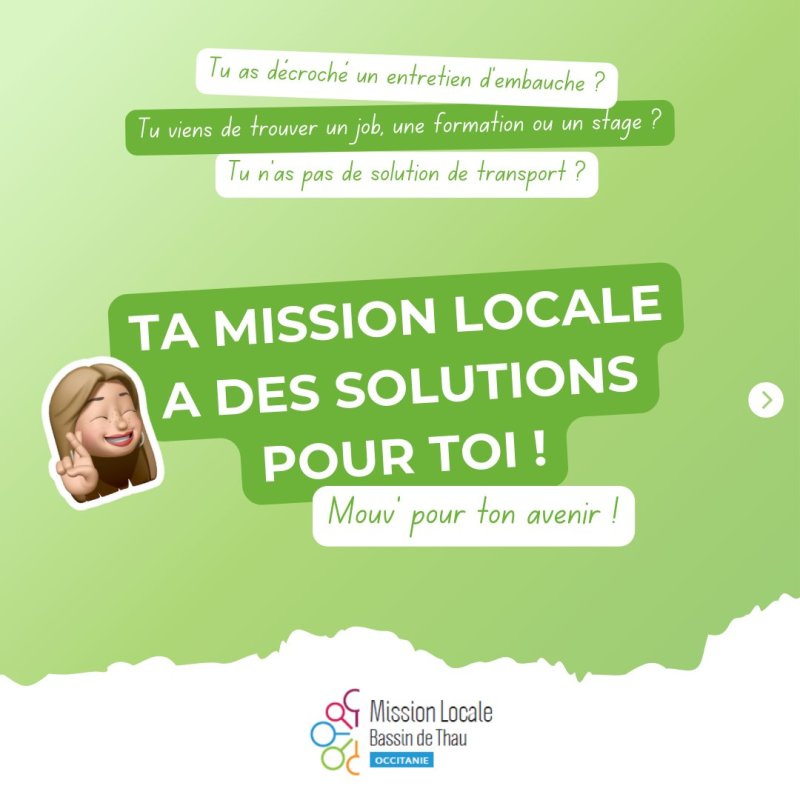 Mobilité pour les jeunes avec la MLI du bassin de Thau