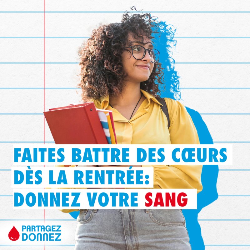 Don du sang, collecte le 26 septembre