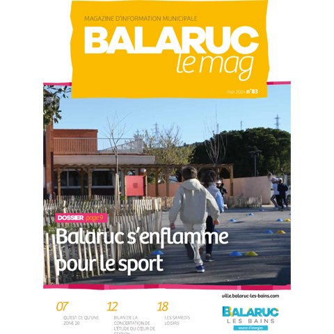Le nouveau magazine de la Ville de Balaruc-les-Bains est en ligne