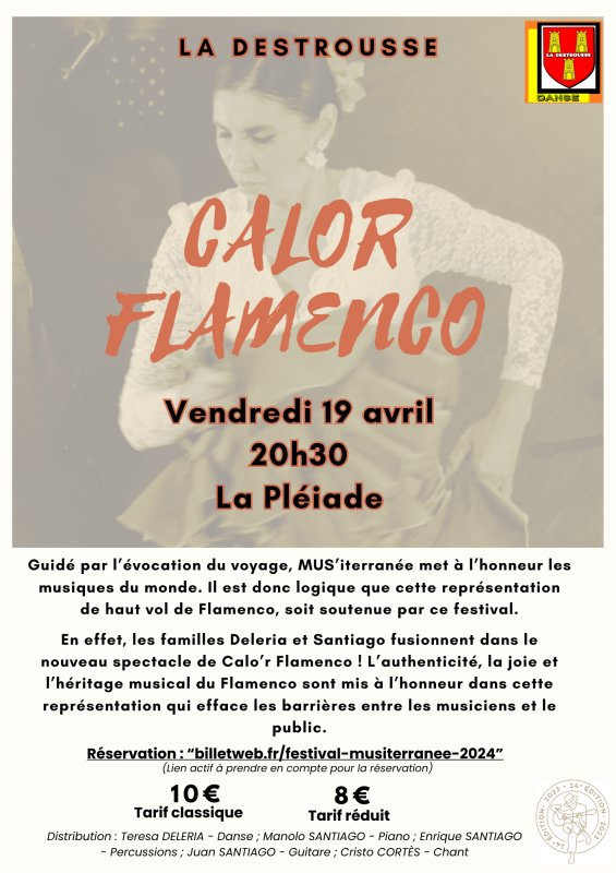 C'est ce vendredi : Calor Flamenco - 19/04 (Danse)