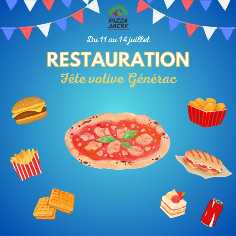 🎉 Restaurez-vous pendant la fête avec Pizza Jacky ! 🎉
