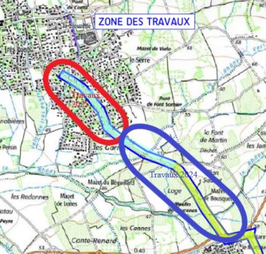 Travaux sur RD 14 entre le rond point de Langlade et l'entrée de Clarensac