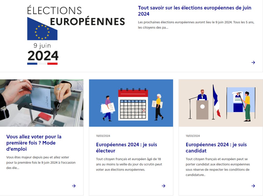 ELECTIONS EUROPEENNES 2024