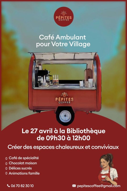 Café ambulant à Saint-Sériès