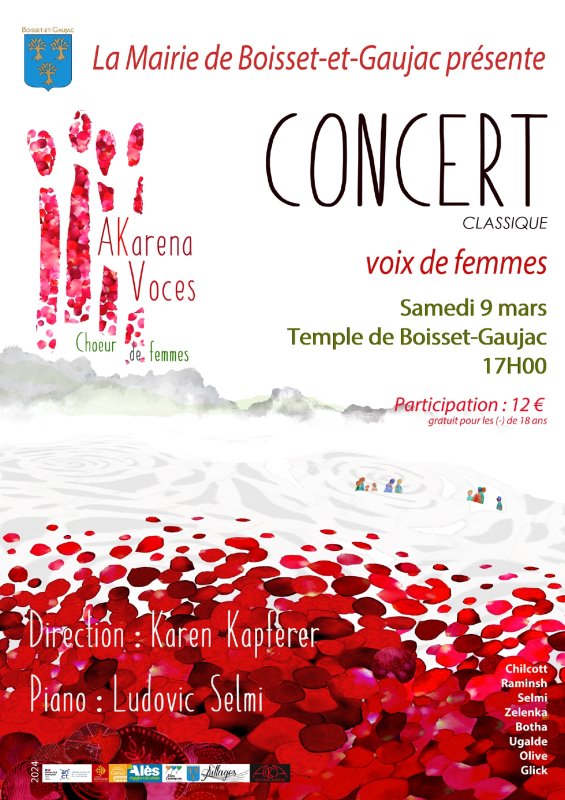 🎼🗣 Deux concerts au temple de Boisset