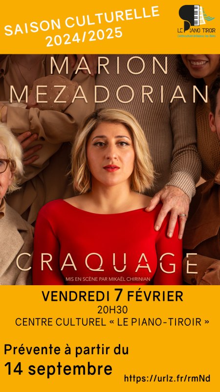 Saison culturelle 2024/2025 Épisode 2 / "Marion Mézadorian"