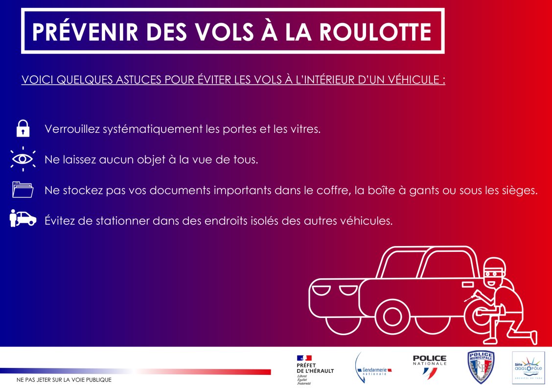 Prévention des vols à la roulotte