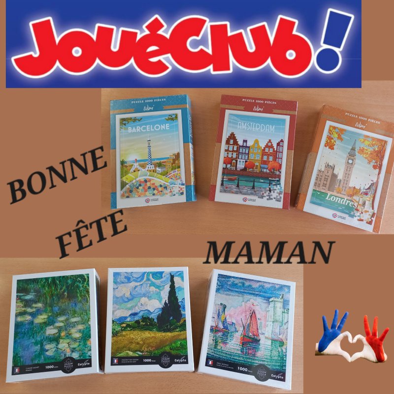 JouéClub - Puzzles Fêtes des mères