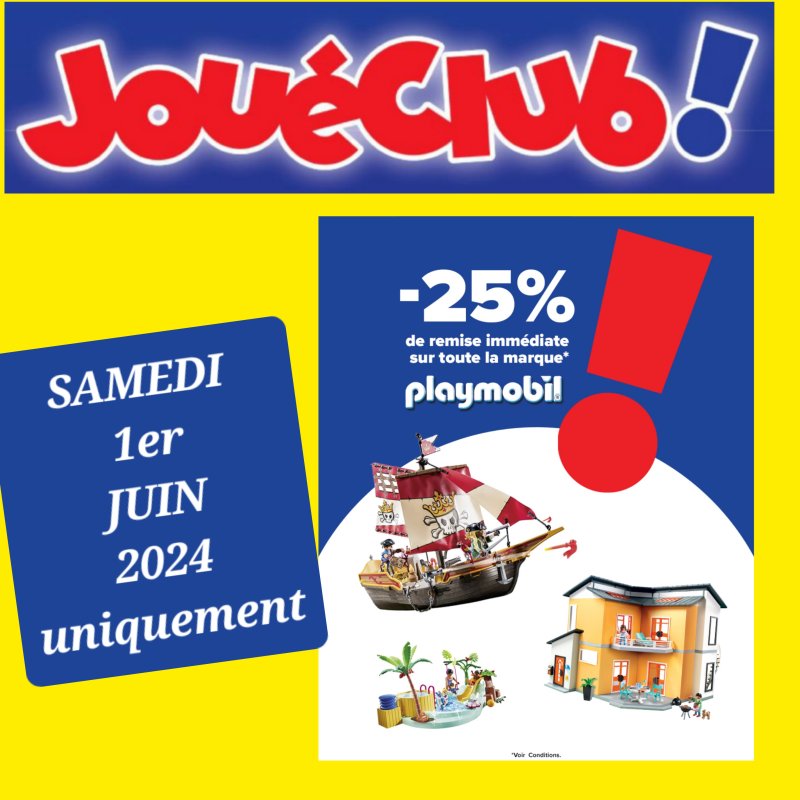 JouéClub - Promotions Playmobil