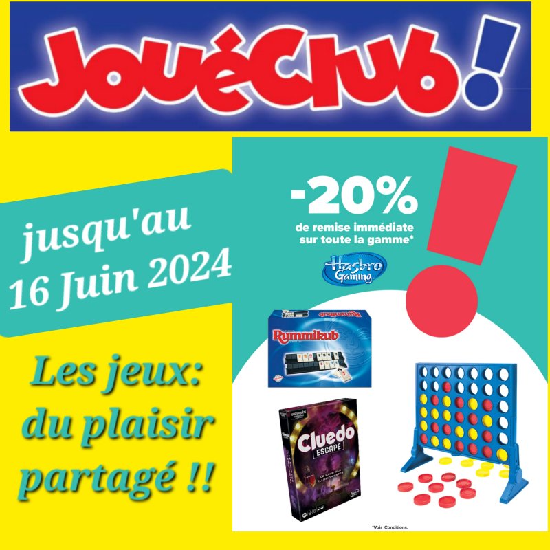 Jouéclub - Hasbro Promotions