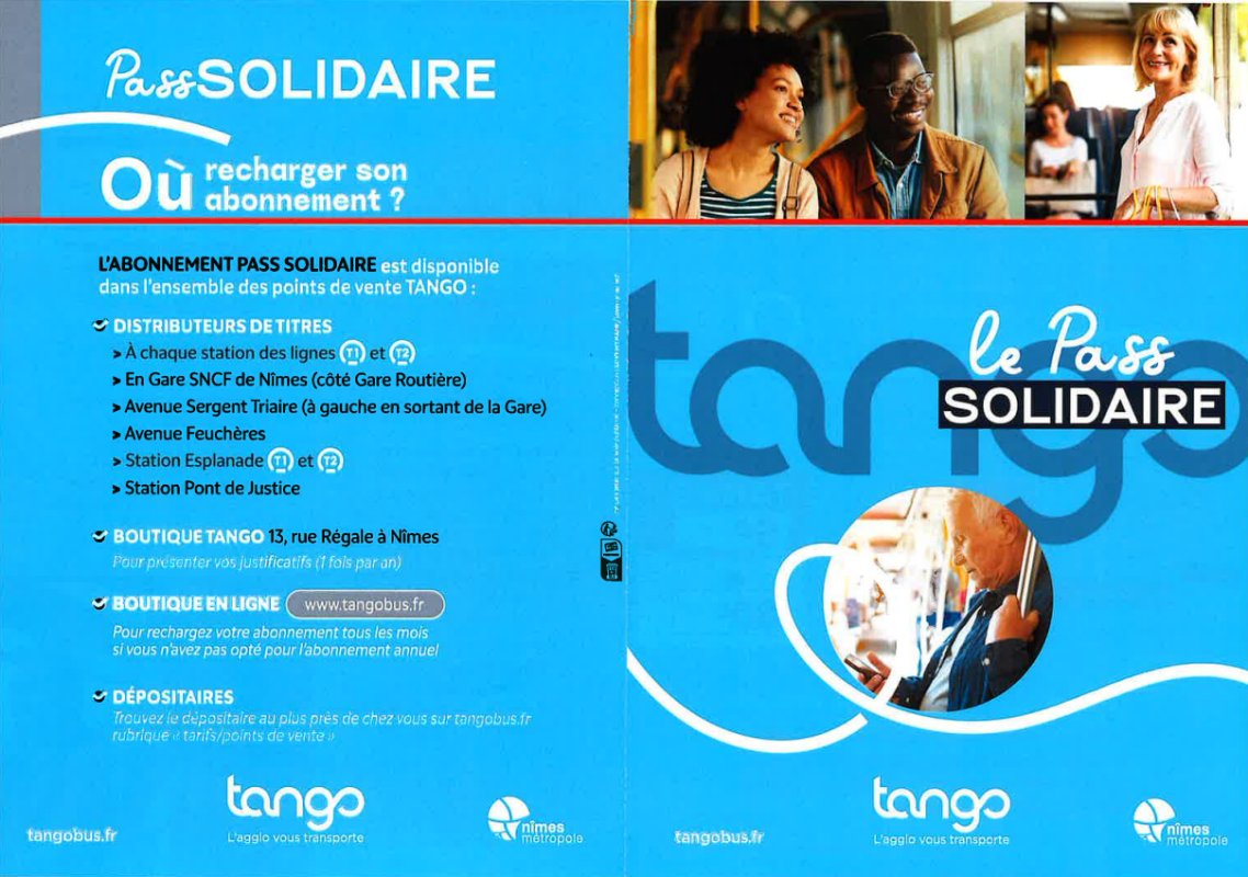 TANGO le pass solidaire