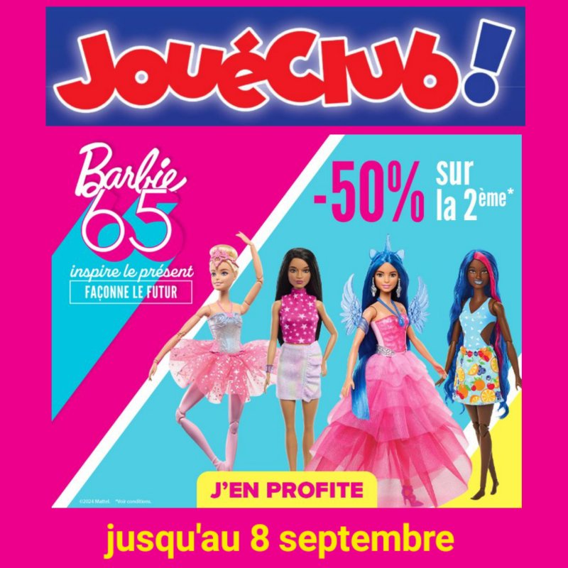 JouéClub - Promo Barbie