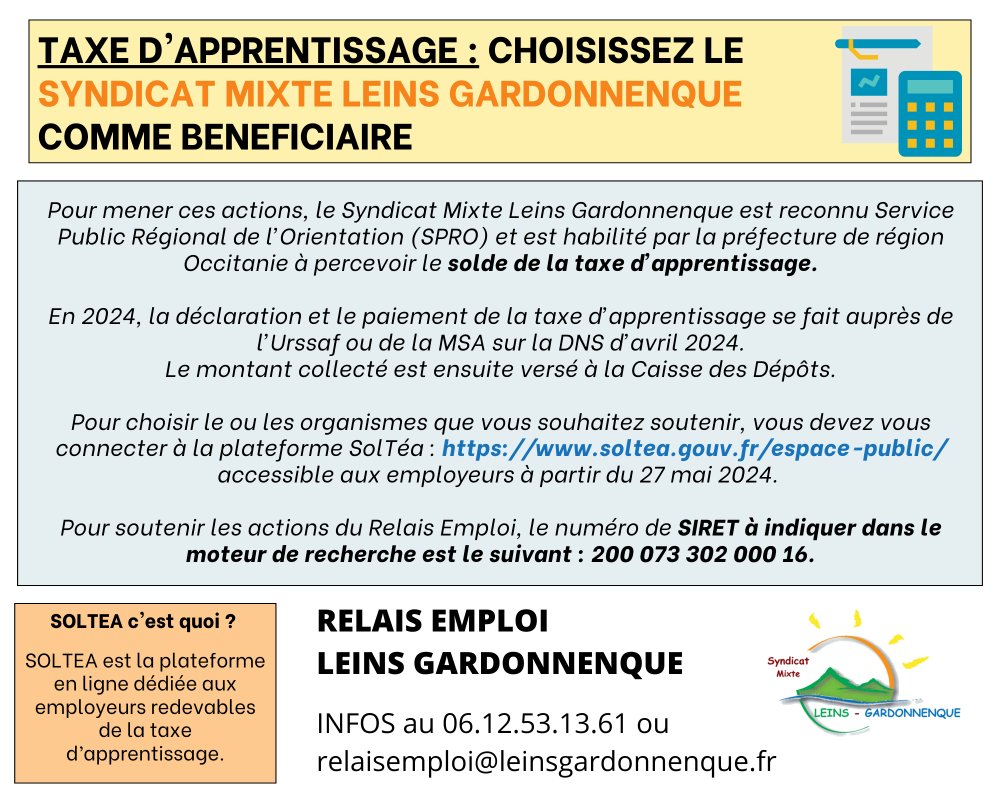 Taxe apprentissage