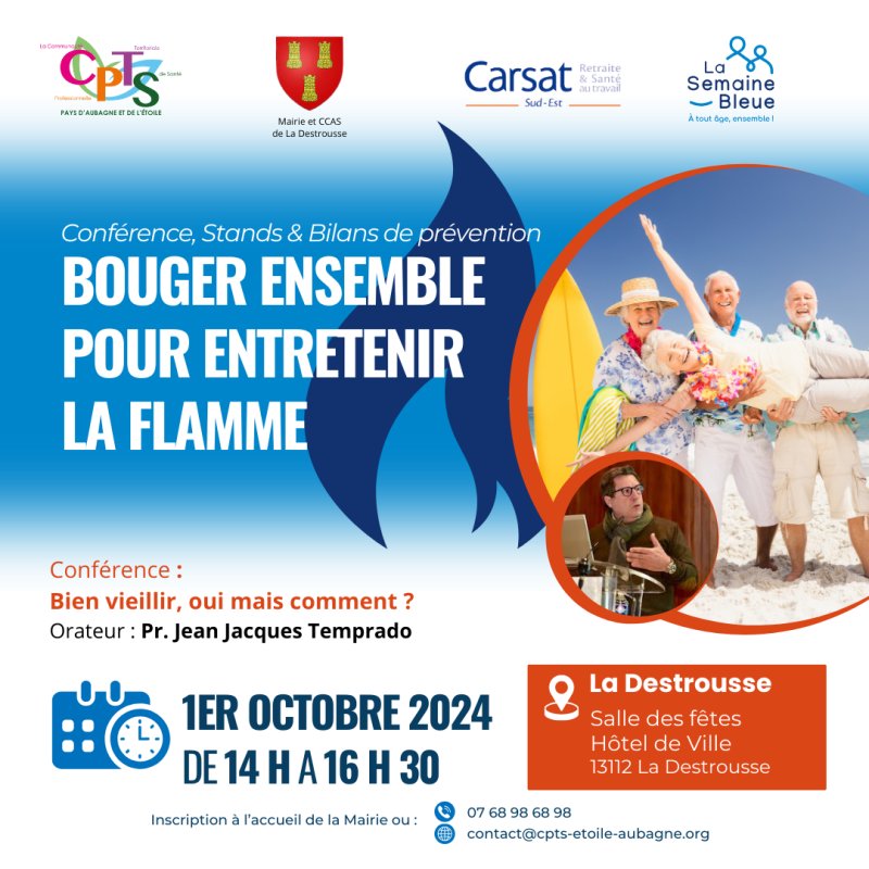 Semaine Bleue - Bouger ensemble pour entretenir la flamme - 01/10