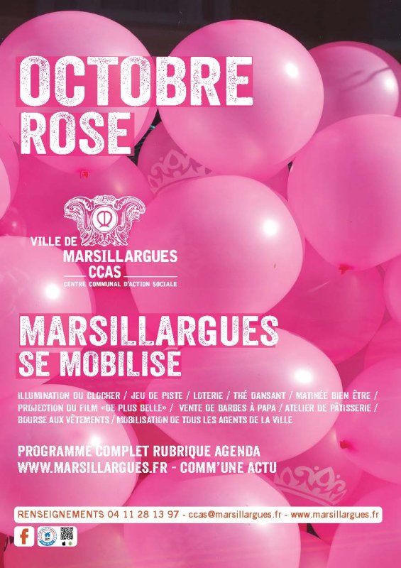 OCTOBRE ROSE - Marsillargues se mobilise !