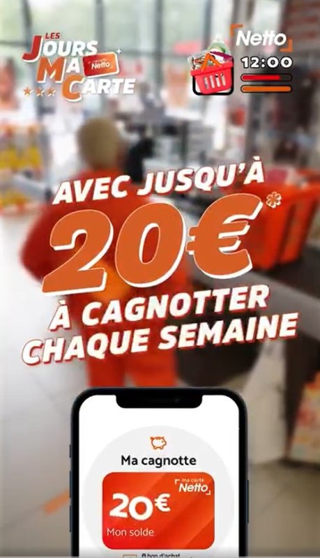 LES JOURS "CARTE NETTO" DU 1ER AU 28 OCT