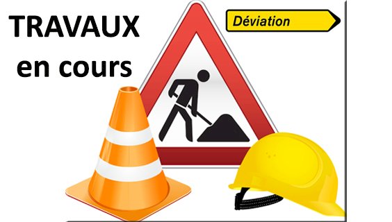 TRAVAUX RUE DES ECOLES - DEVIATION