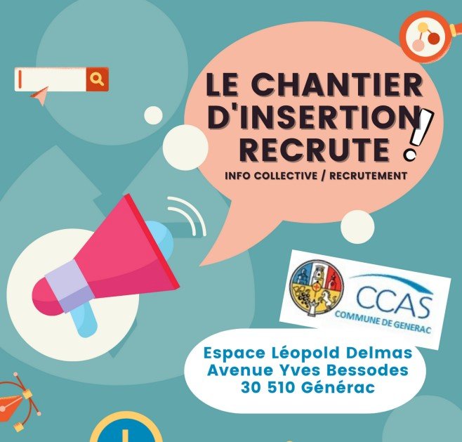 Le CCAS informe : Chantier d'Insertion à Générac