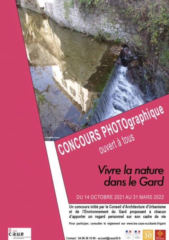 Concours photographique 2022 du CAUE du Gard "Vivre la nature dans le Gard”