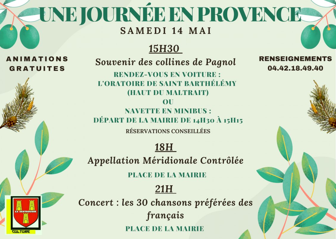Une Journée en Provence - 14/05